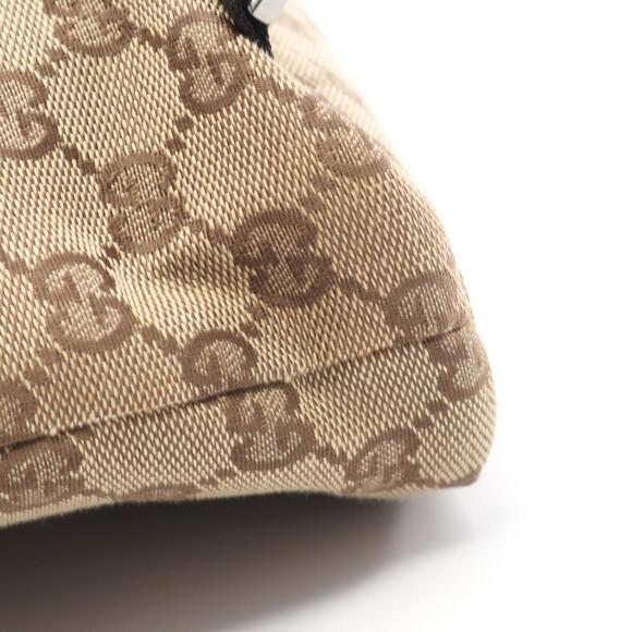 Gucci GG Canvas Backpack, and Leather, Women's, Beige Brown, 003 0242 - Picture 5 of 10